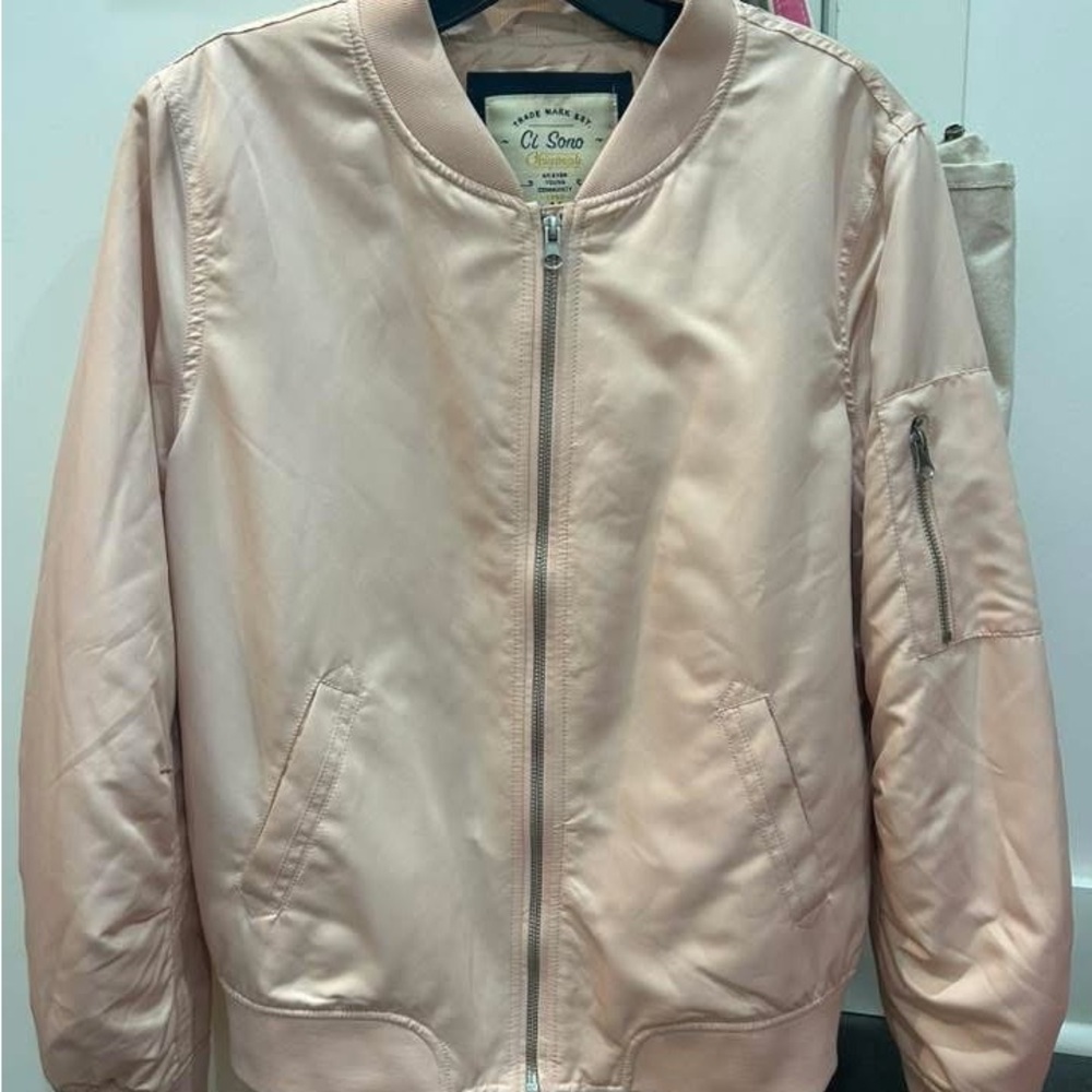 Clo Sono Pink Bomber Jacket